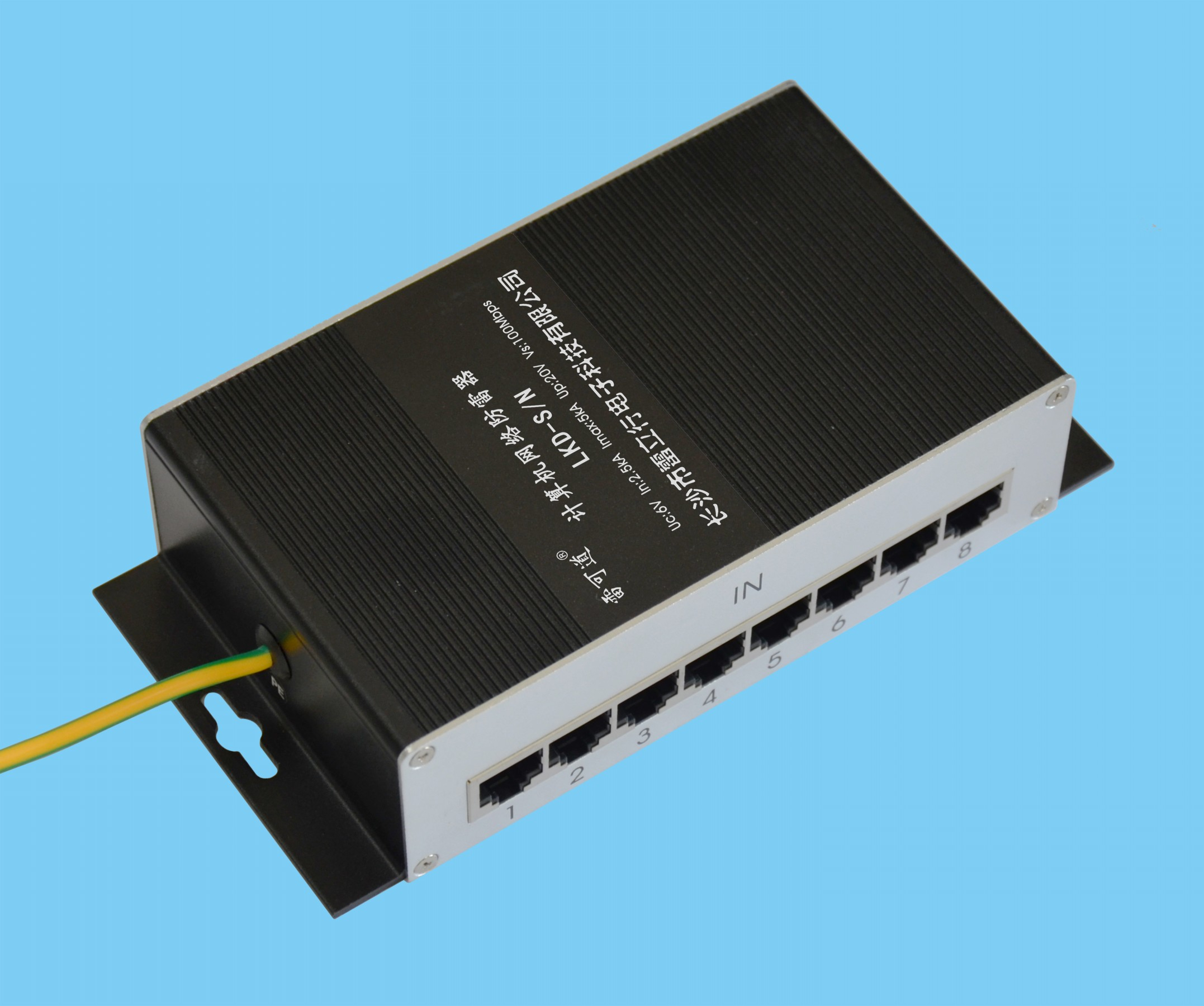 雷可道计算机网络防雷器 LKD-S/N 100MBps 1000Mbps POE